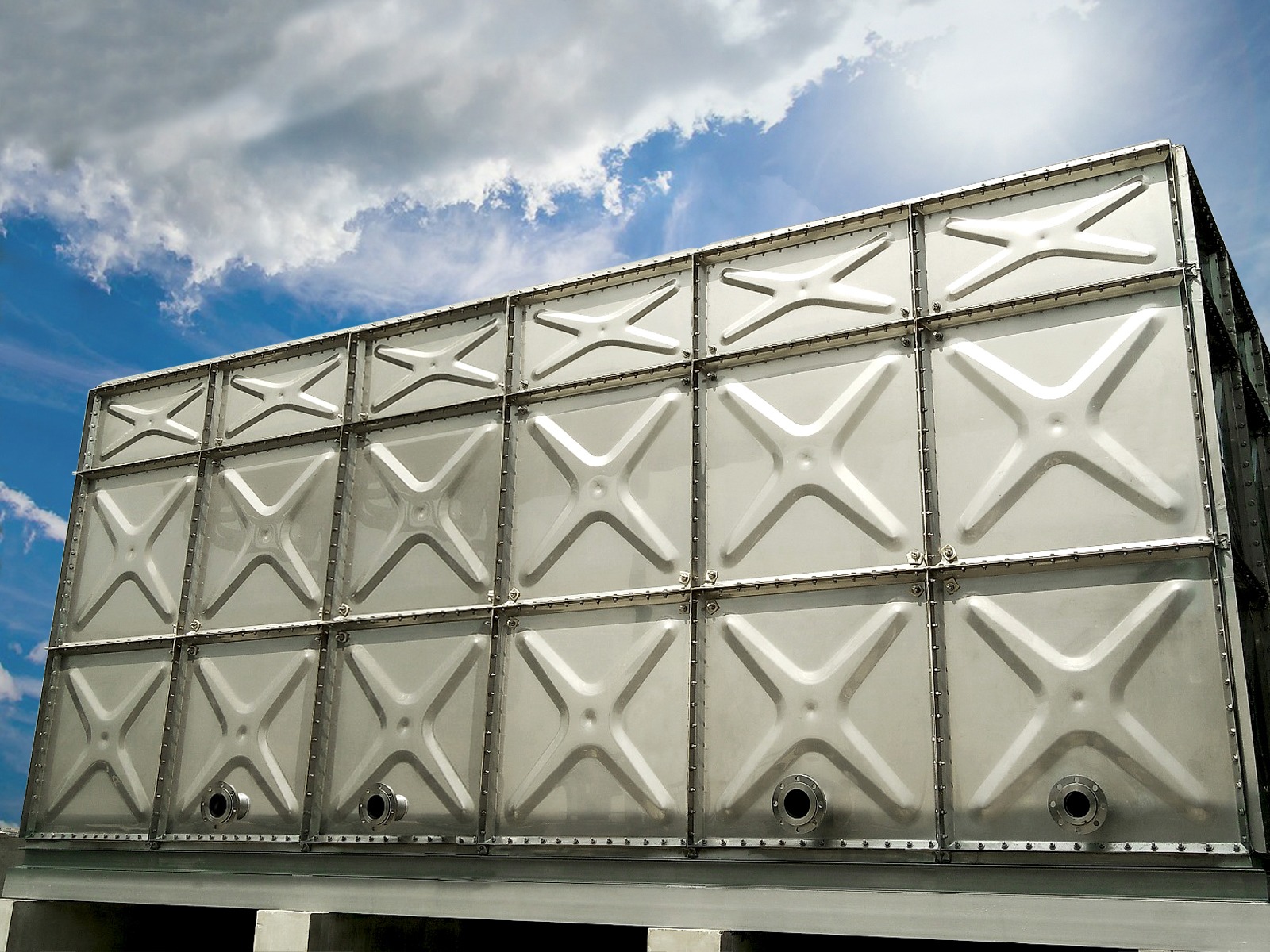 Stainless Steel Sectional Panel Water Tank